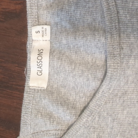 Grey halter Crop  top - Picture 3 of 3